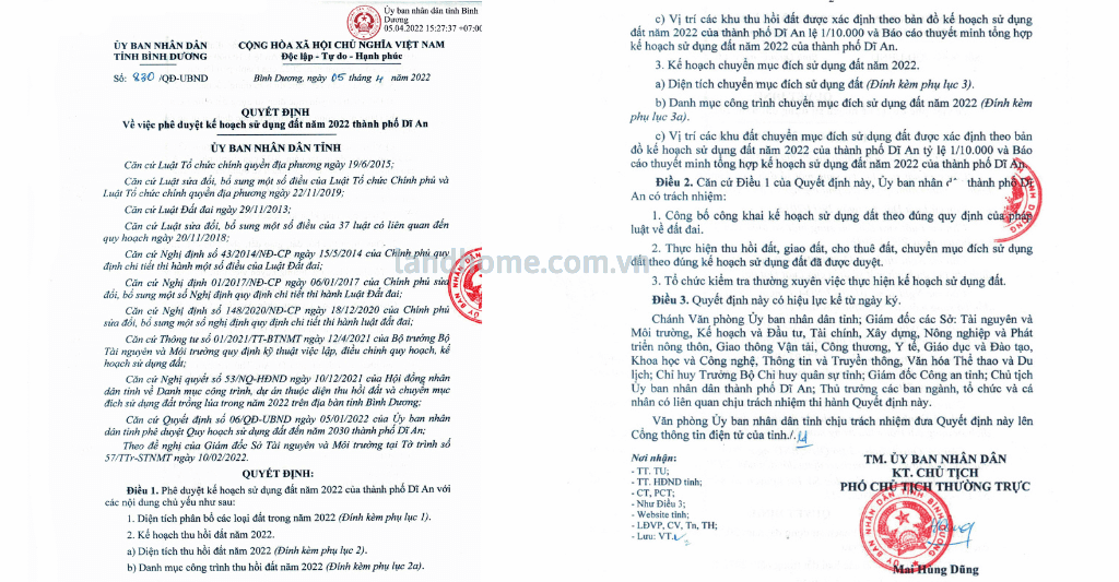 Dự án Đông Bình Dương dong binh duong 1